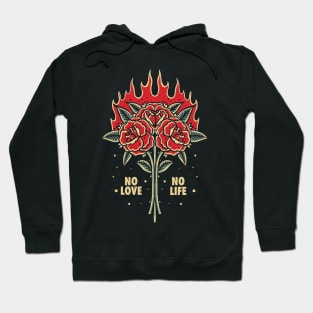 The Flower No love No life Hoodie